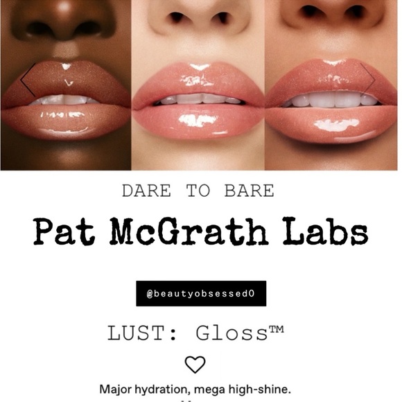 🆕💋PAT MCGRATH LABS: “Dare to Bare” LUST GLOSS TRAVEL SIZE - Picture 1 of 5